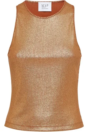 MVP Wardrobe Donna, Top, Marrone, XS, new
