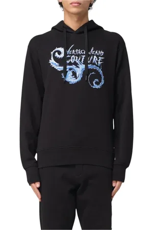 VERSACE Uomo, Felpe, Nero, L, new