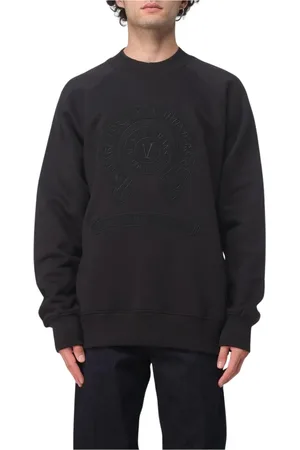 VERSACE Uomo, Felpe, Nero, L, new