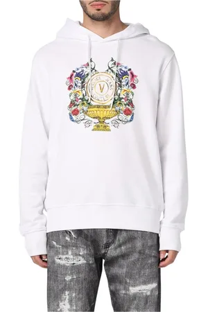 VERSACE Uomo, Felpe, Bianco, L, new