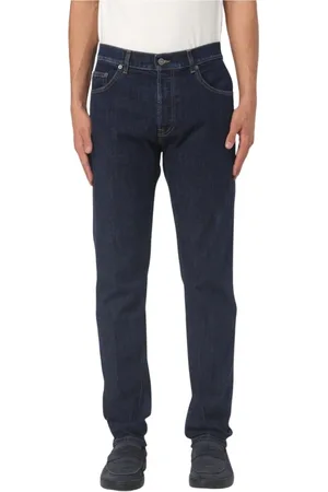 Dondup Uomo, Jeans, Blu, W33, new
