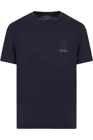 Armani Exchange Uomo, Top, Blu, S, new