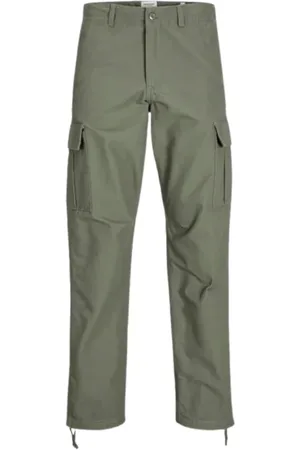 JACK & JONES Uomo, Pantaloni, Verde, W30 L32, new