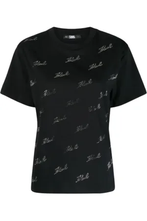 Karl Lagerfeld Donna, Top, Nero, L, new