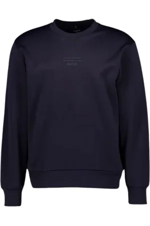 HUGO BOSS Uomo, Felpe, Blu, L, new