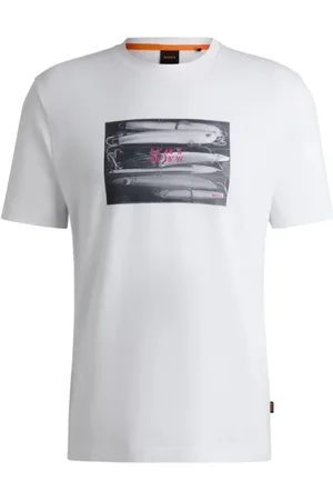 HUGO BOSS Uomo, Top, Bianco, XL, new