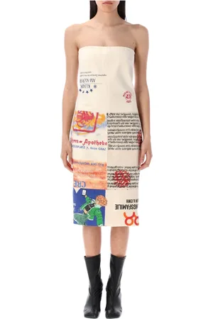 Marine Serre Donna, Abiti, Multicolore, L, new