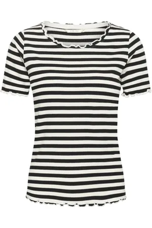 Cream Donna, Top, Nero, 2Xl, new