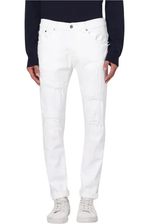 Dondup Uomo, Jeans, Bianco, W35, new