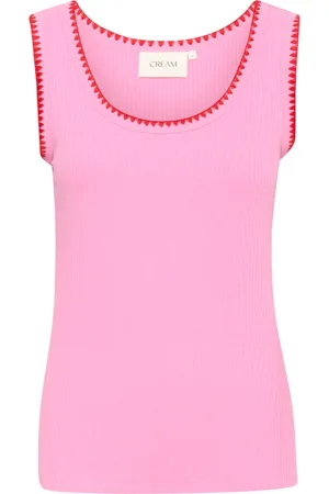 Cream Donna, Top, Rosa, L, new