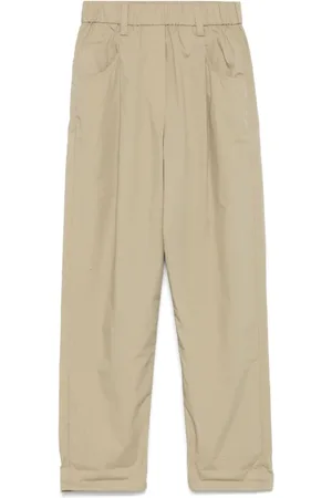 Brunello Cucinelli Donna, Pantaloni, Verde, 2Xs, new