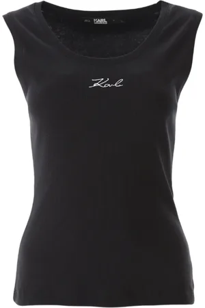 Karl Lagerfeld Donna, Top, Nero, S, new