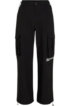 Karl Lagerfeld Donna, Pantaloni, Nero, M, new