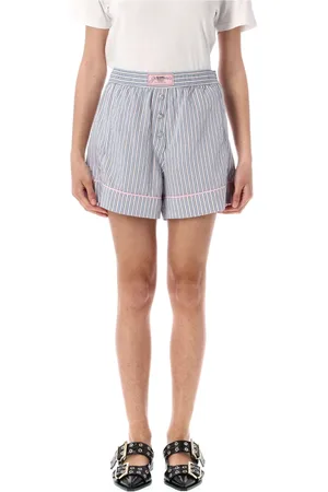 Ganni Donna, Pantaloncini, Blu, S, new