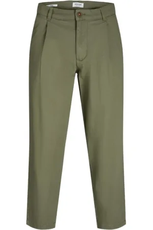 JACK & JONES Uomo, Pantaloni, Verde, W36 L34, new