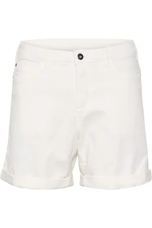 Kaffe Donna, Pantaloncini, Bianco, L, new
