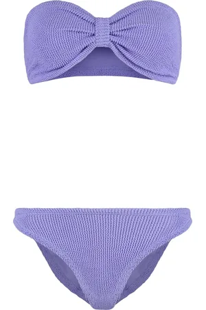 Hunza G Donna, Costumi da bagno, Viola, Taglia unica, new