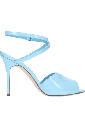 Manolo Blahnik Donna, Scarpe, Blu, 37 1/2 EU, new
