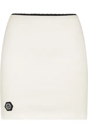 Philipp Plein Donna, Gonne, Bianco, S, new