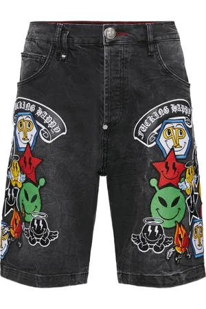 Philipp Plein Uomo, Pantaloncini, Nero, W32, new