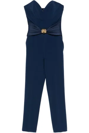 Elisabetta Franchi Donna, Jumpsuits, Blu, M, new