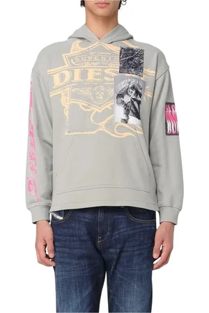 Diesel Uomo, Felpe, Grigio, XS, new