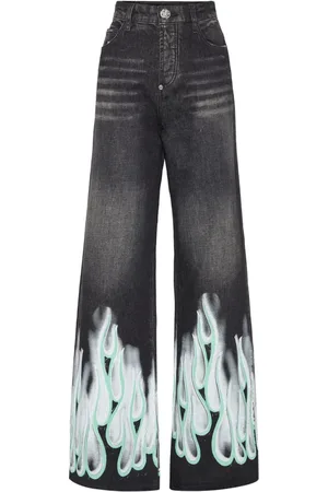 Philipp Plein Donna, Jeans, Nero, W28, new