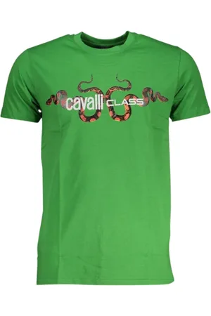 Roberto Cavalli Uomo, Top, Verde, M, new