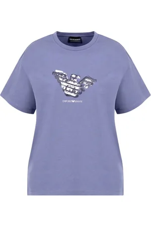 Emporio Armani Donna, Top, Blu, S, new