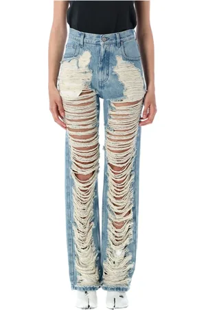 Maison Margiela Donna, Jeans, Blu, W26, new