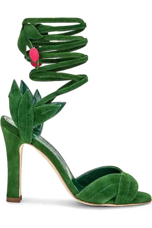 Manolo Blahnik Donna, Scarpe, Verde, 36 EU, new