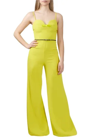Elisabetta Franchi Donna, Jumpsuits, Giallo, M, new