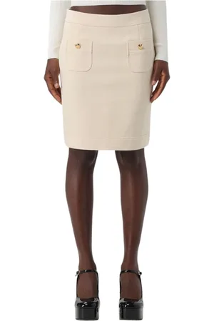 Moschino Donna, Gonne, Bianco, M, new