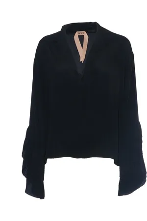 Nº21 Donna, Camicette , Nero, M, new