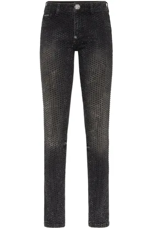 Philipp Plein Donna, Jeans, Nero, W26, new