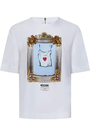 Moschino Donna, Top, Bianco, S, new