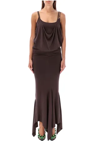 The Attico Donna, Abiti, Marrone, S, new