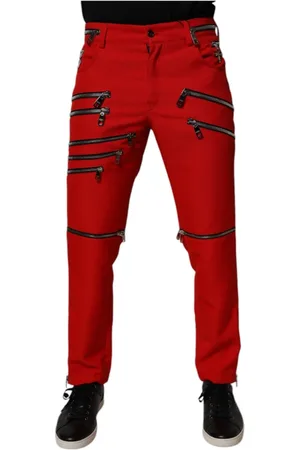 Dolce & Gabbana Uomo, Pantaloni, Rosso, M, new