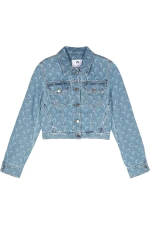 Marine Serre Donna, Giacche, Blu, S, new