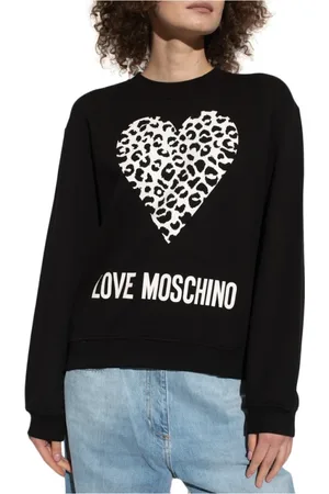 Moschino Donna, Felpe, Nero, S, new