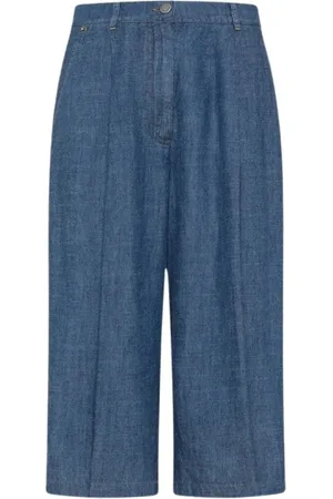 MOMONÍ Donna, Pantaloncini, Blu, 2Xs, new