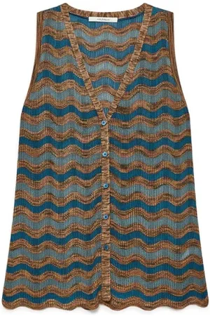 Maliparmi Donna, Top, Multicolore, L, new