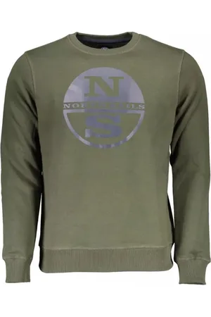 North Sails Uomo, Felpe, Verde, L, new