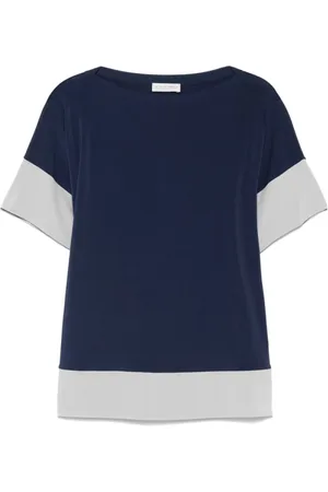 LE TRICOT PERUGIA Donna, Top, Blu, XL, new