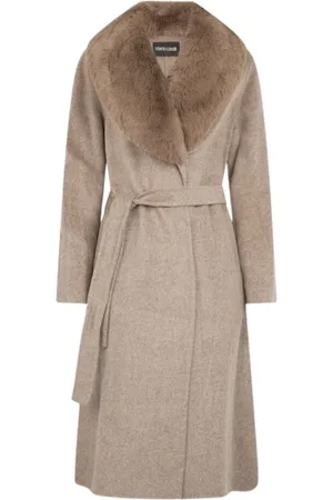 Roberto Cavalli Donna, Cappotti, Marrone, M, new