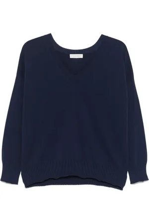 LE TRICOT PERUGIA Donna, Maglie, Blu, M, new