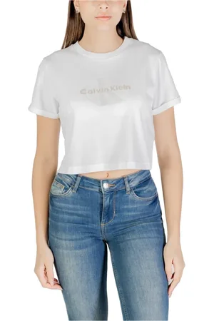 Calvin Klein Donna, Top, Bianco, S, new