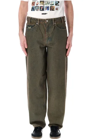 Huf Uomo, Jeans, Verde, W30, new