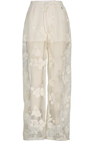 AMELIE & AMELIE Donna, Pantaloni, Bianco, L, new