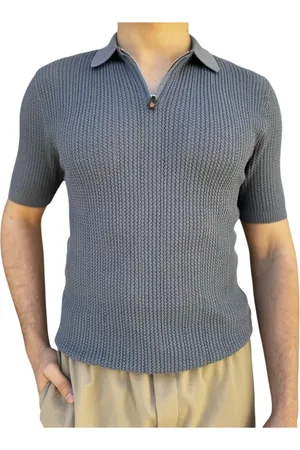 ELEVENTY Uomo, Maglie, Blu, L, new